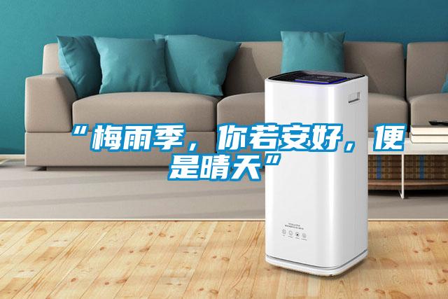“梅雨季，你若安好，便是晴天”