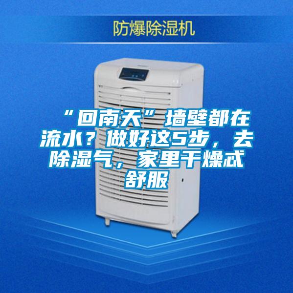 “回南天”墻壁都在流水？做好這5步，去除濕氣，家里干燥忒舒服
