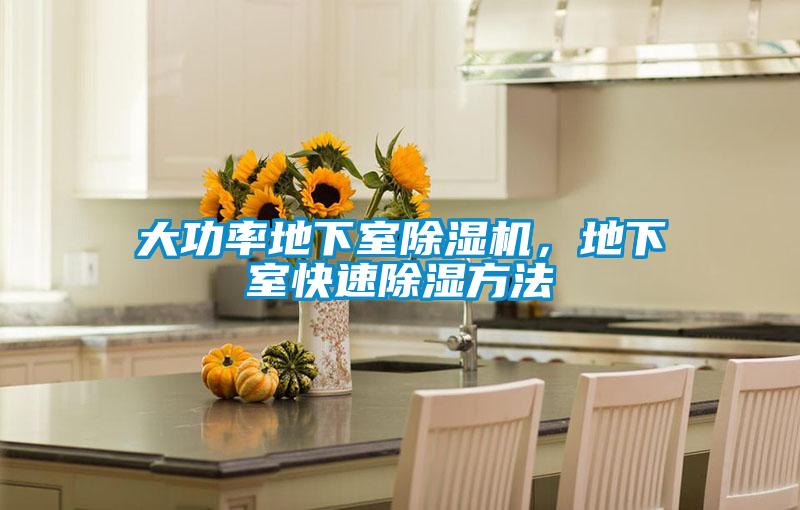 大功率地下室除濕機(jī)，地下室快速除濕方法