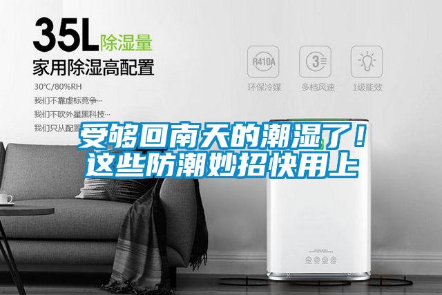 受夠回南天的潮濕了！這些防潮妙招快用上