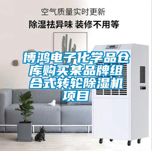 博鴻電子化學(xué)品倉庫購買某品牌組合式轉(zhuǎn)輪除濕機項目