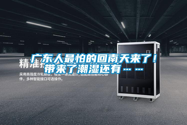 廣東人最怕的回南天來了！帶來了潮濕還有……