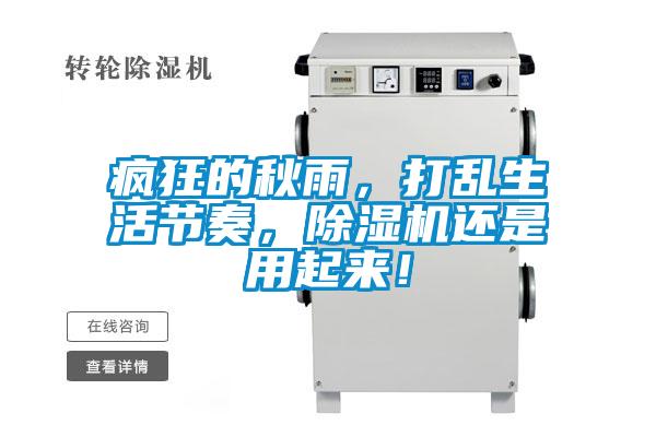 瘋狂的秋雨，打亂生活節(jié)奏，除濕機還是用起來！