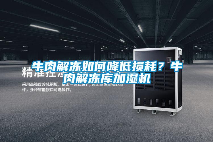 牛肉解凍如何降低損耗？牛肉解凍庫加濕機(jī)