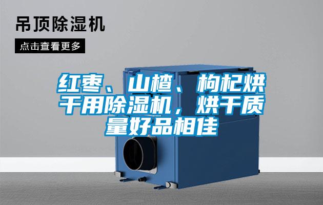 紅棗、山楂、枸杞烘干用除濕機，烘干質(zhì)量好品相佳