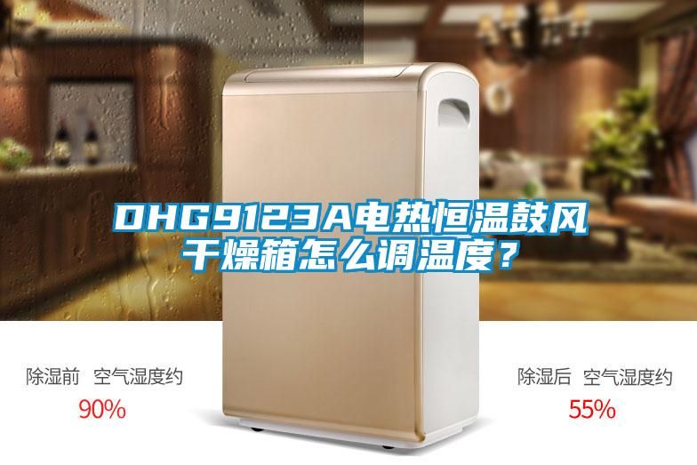 DHG9123A電熱恒溫鼓風(fēng)干燥箱怎么調(diào)溫度？