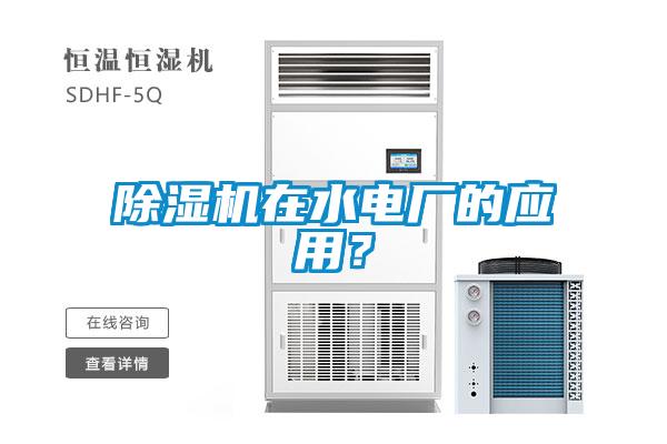 除濕機(jī)在水電廠的應(yīng)用?