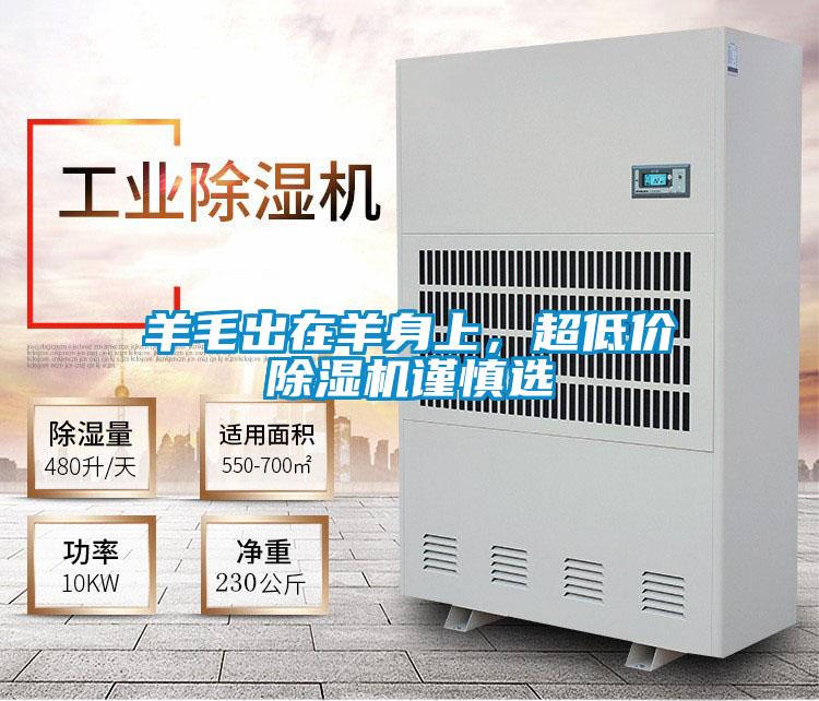 羊毛出在羊身上，超低價(jià)除濕機(jī)謹(jǐn)慎選