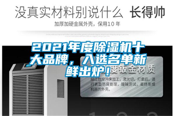 2021年度除濕機(jī)十大品牌，入選名單新鮮出爐！