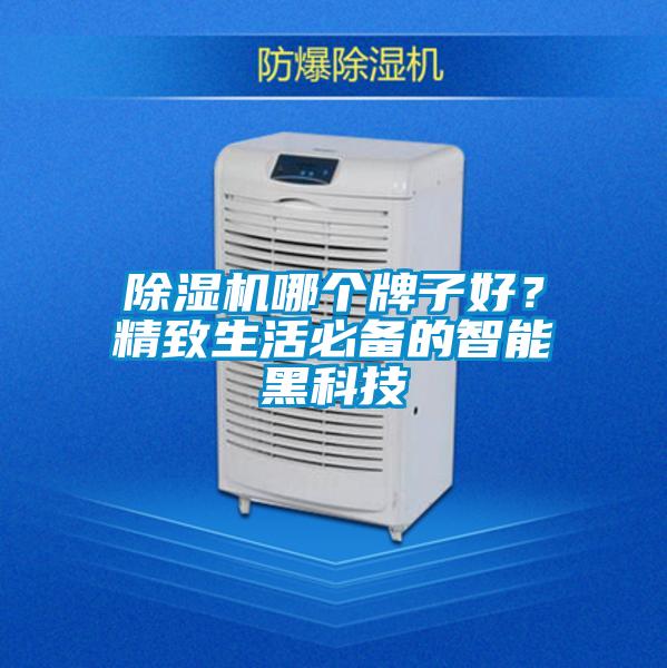 除濕機(jī)哪個牌子好？精致生活必備的智能黑科技
