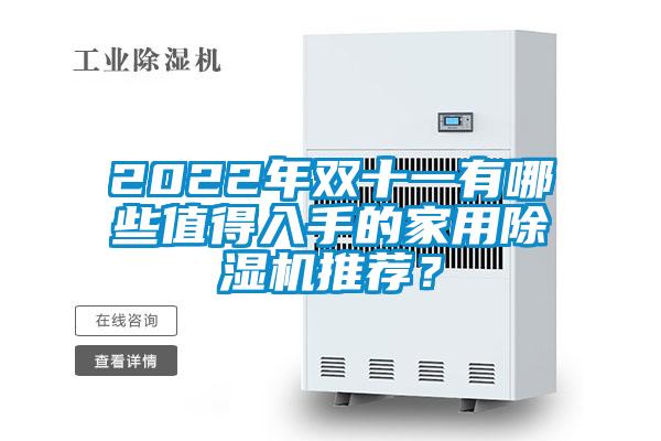 2022年雙十一有哪些值得入手的家用除濕機(jī)推薦？