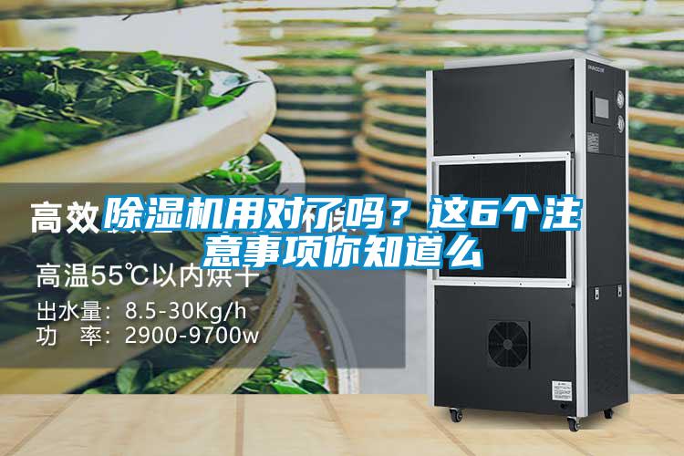 除濕機(jī)用對(duì)了嗎？這6個(gè)注意事項(xiàng)你知道么