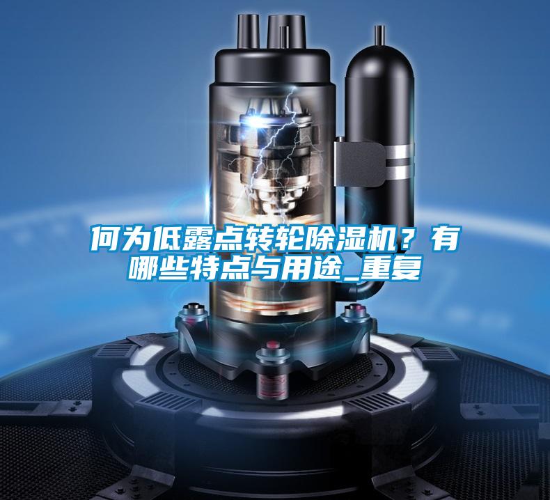 何為低露點轉(zhuǎn)輪除濕機？有哪些特點與用途_重復(fù)