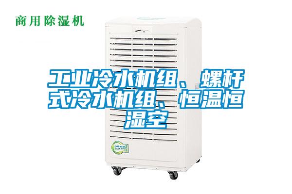 工業(yè)冷水機組、螺桿式冷水機組、恒溫恒濕空