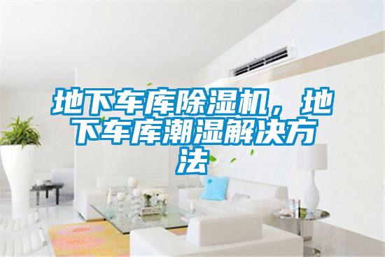 地下車庫除濕機(jī)，地下車庫潮濕解決方法