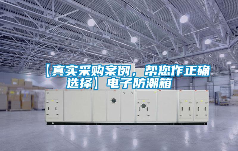 【真實采購案例，幫您作正確選擇】電子防潮箱