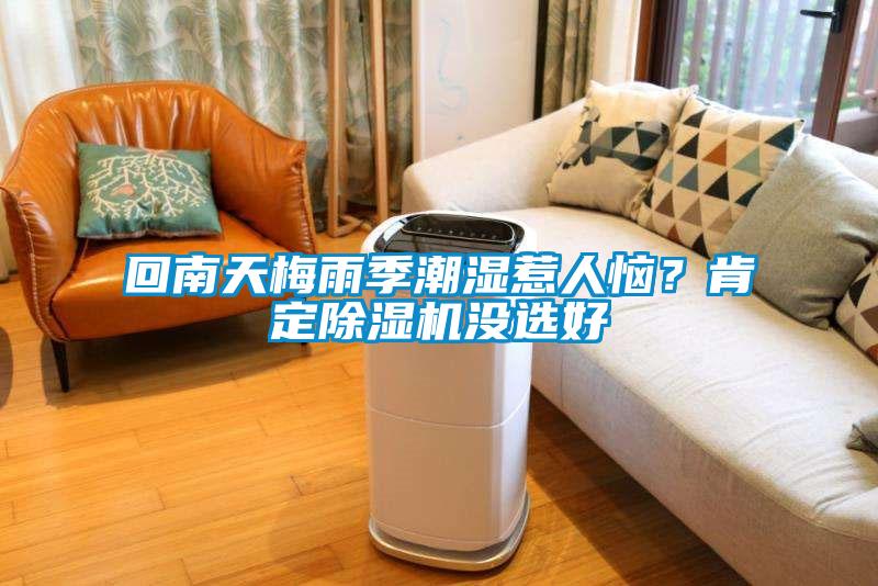 回南天梅雨季潮濕惹人惱？肯定除濕機(jī)沒選好
