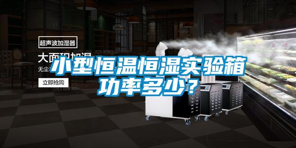 小型恒溫恒濕實(shí)驗(yàn)箱功率多少？