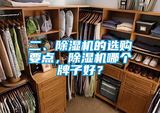 二、除濕機(jī)的選購要點(diǎn)，除濕機(jī)哪個牌子好？