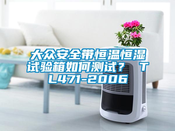 大眾安全帶恒溫恒濕試驗(yàn)箱如何測試？ TL471-2006