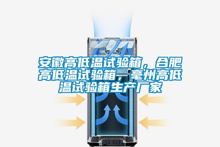 安徽高低溫試驗箱，合肥高低溫試驗箱，毫州高低溫試驗箱生產(chǎn)廠家
