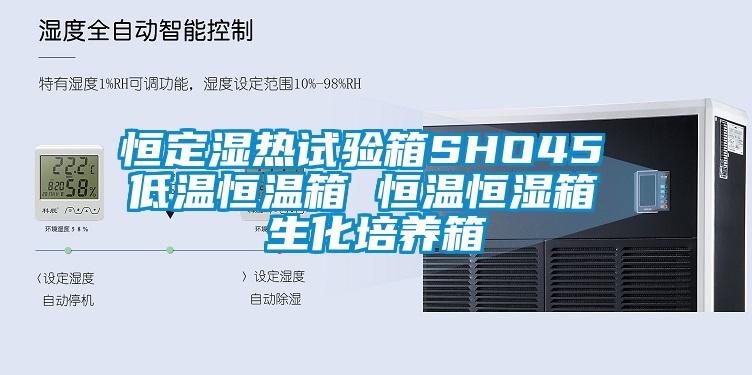 恒定濕熱試驗(yàn)箱SHO45 低溫恒溫箱 恒溫恒濕箱 生化培養(yǎng)箱