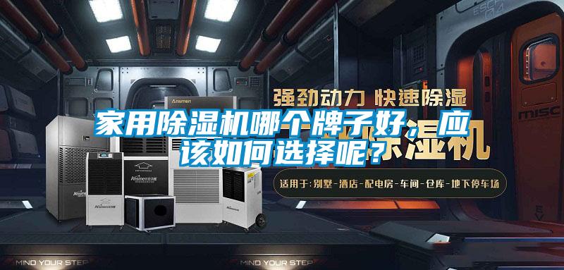 家用除濕機哪個牌子好，應(yīng)該如何選擇呢？