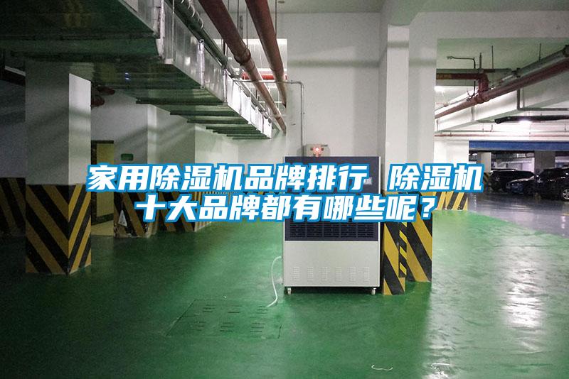 家用除濕機品牌排行 除濕機十大品牌都有哪些呢？