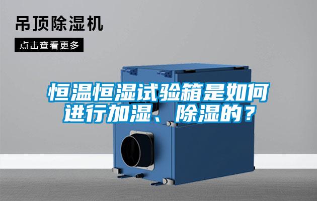 恒溫恒濕試驗(yàn)箱是如何進(jìn)行加濕、除濕的？