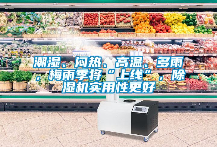 潮濕、悶熱、高溫、多雨，梅雨季將“上線”，除濕機(jī)實用性更好