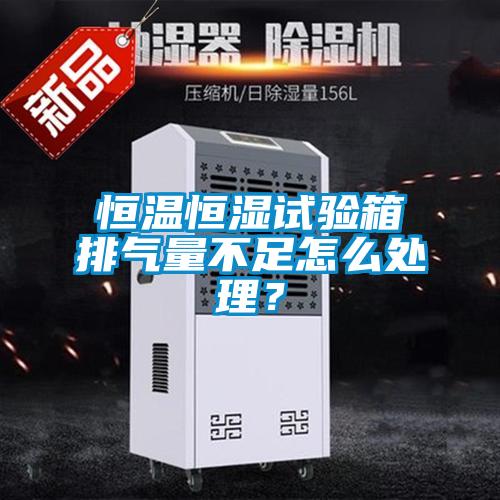 恒溫恒濕試驗(yàn)箱排氣量不足怎么處理？