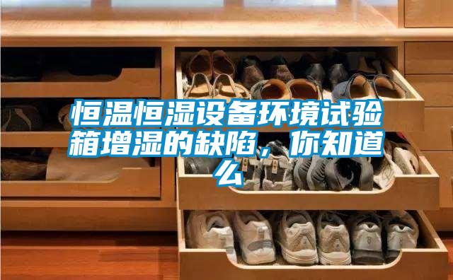 恒溫恒濕設(shè)備環(huán)境試驗(yàn)箱增濕的缺陷，你知道么