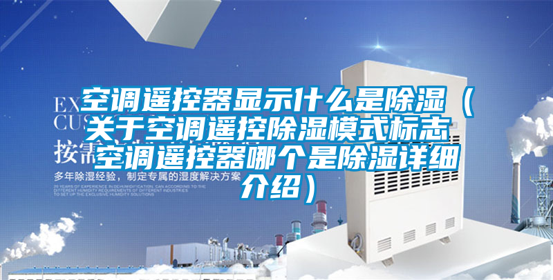 空調(diào)遙控器顯示什么是除濕（關(guān)于空調(diào)遙控除濕模式標(biāo)志 空調(diào)遙控器哪個(gè)是除濕詳細(xì)介紹）