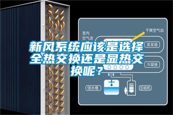 新風系統(tǒng)應該是選擇全熱交換還是顯熱交換呢？