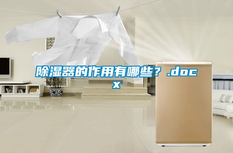 除濕器的作用有哪些？.docx