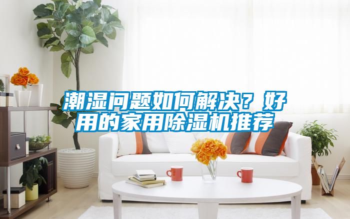 潮濕問題如何解決？好用的家用除濕機推薦