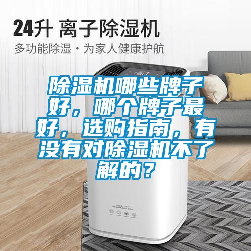 除濕機(jī)哪些牌子好，哪個牌子最好，選購指南，有沒有對除濕機(jī)不了解的？