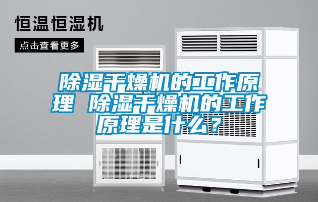 除濕干燥機(jī)的工作原理 除濕干燥機(jī)的工作原理是什么？