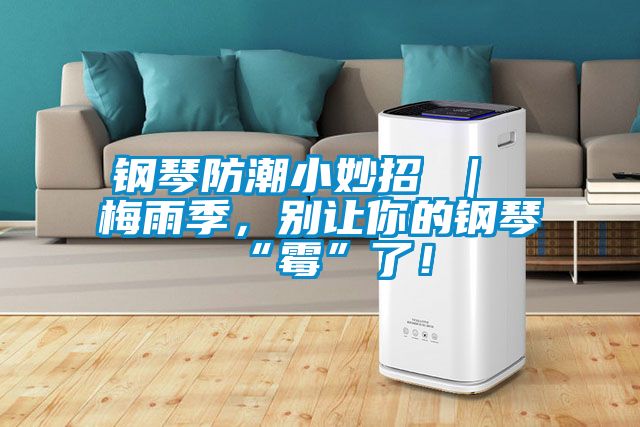 鋼琴防潮小妙招 ｜ 梅雨季，別讓你的鋼琴“霉”了！