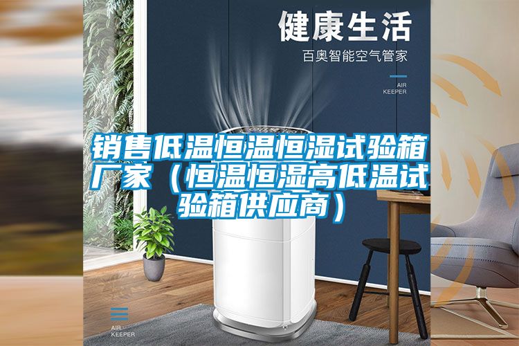 銷售低溫恒溫恒濕試驗箱廠家(恒溫恒濕高低溫試驗箱供應(yīng)商)